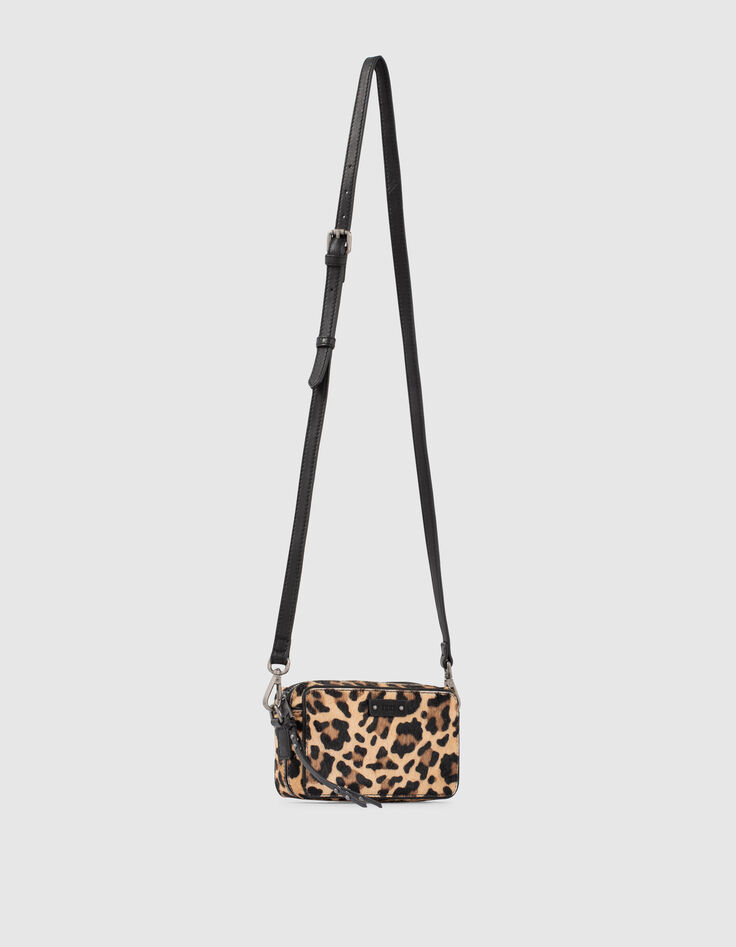 Sac pochette cuir 1440 SMALL MESSENGER LEOPARD femme-2