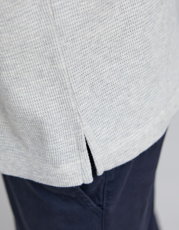 Polo REGULAR nuage coton bio maille nid d'abeille Homme-5