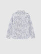 Wei&szlig;es Jungenhemd mit Liberty&reg;-Blumenprint Mini Me-2