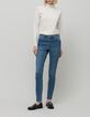 Jean slim bleu powerstretch sculpt up d&eacute;tails clous Femme-1