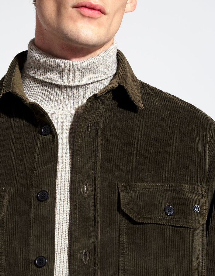 surchemise homme velours cotelé