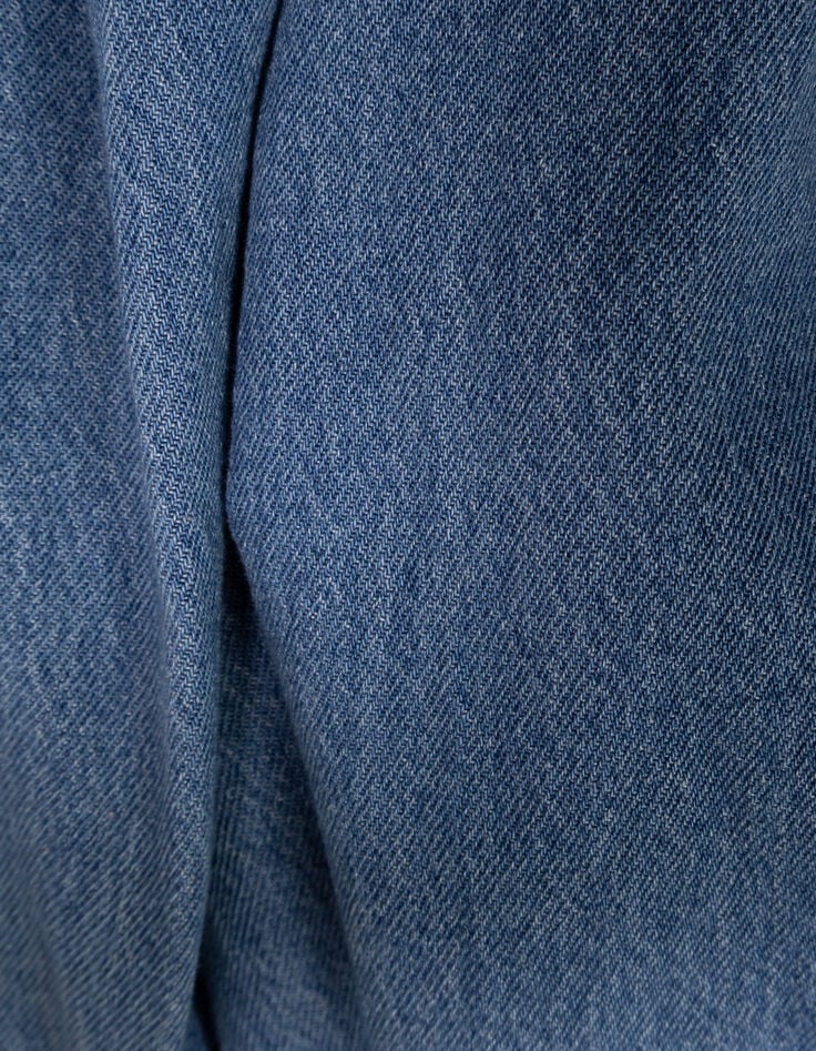 Mono pantalón vaquero azul niña-8 Mono pantalón vaquero azul niña-8