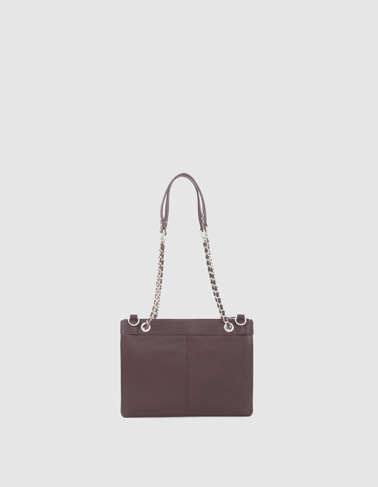 Clutch 1440 Reporter cuero granate mujer-3