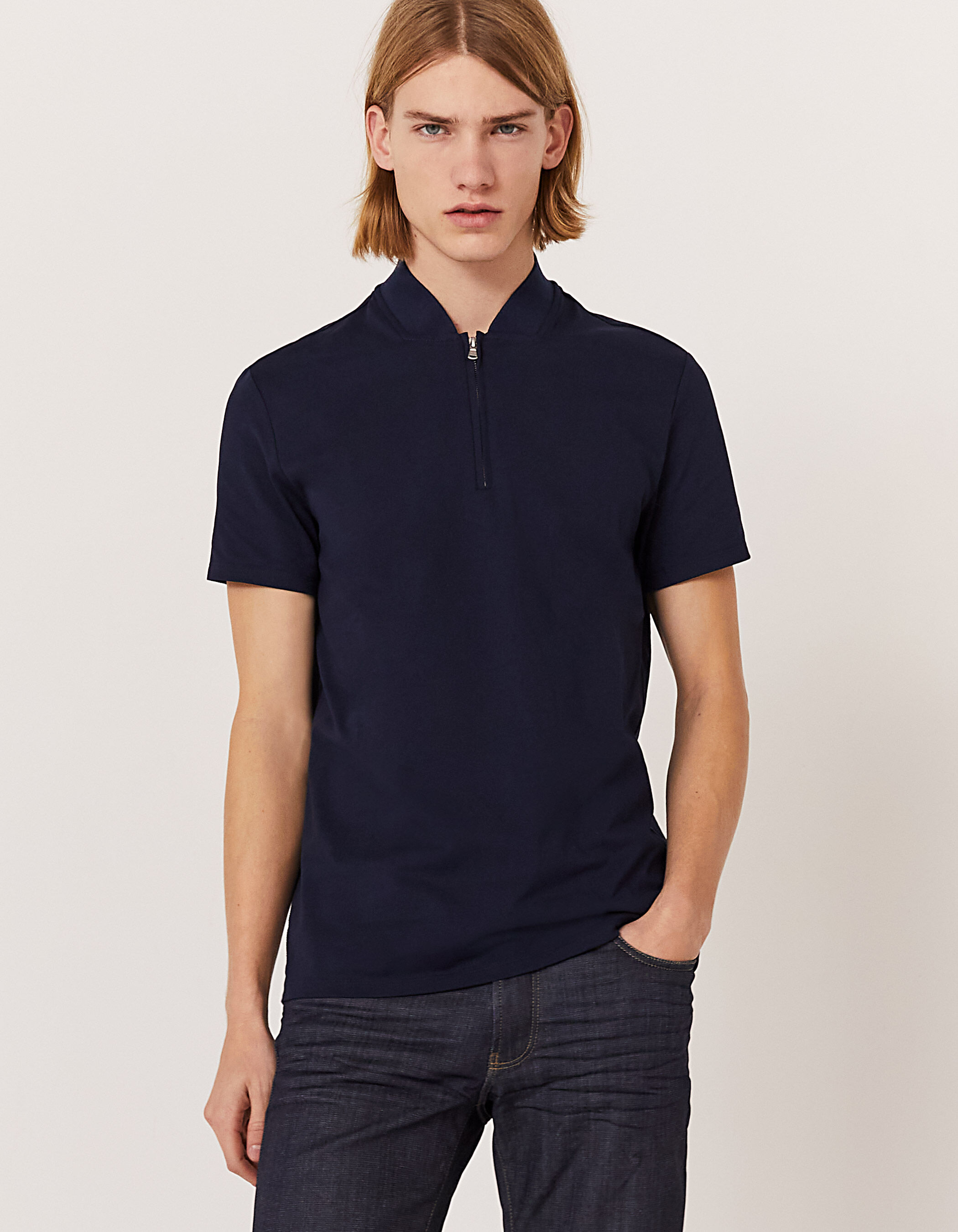 Polo cremallera hombre deals