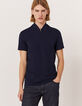 Polo azul marino con cremallera ABSOLUTE DRY Hombre-1