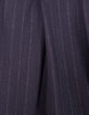 Girls’ navy pinstripe pleated short skirt-5