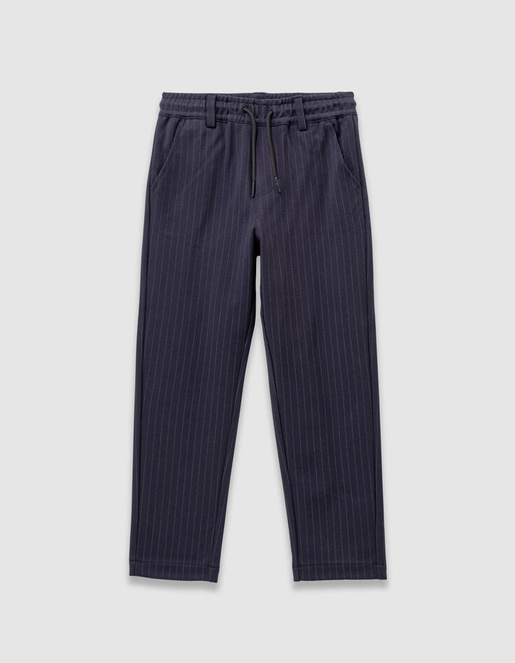 Pantalón jogger loose azul marino rayas tenis niño-4 Pantalón jogger loose azul marino rayas tenis niño-4