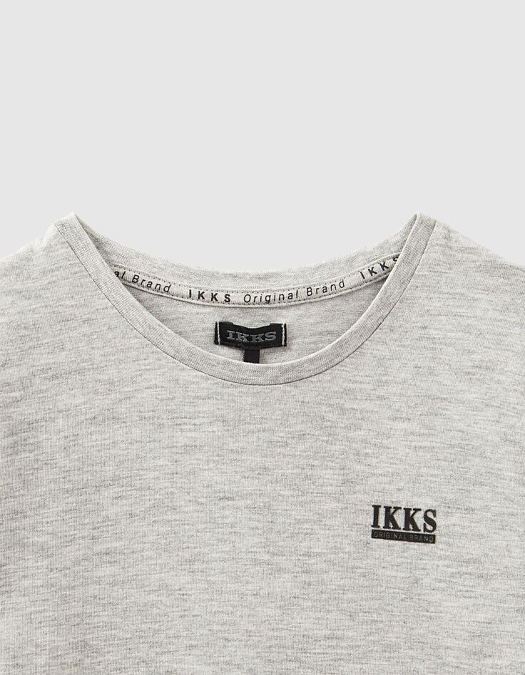 Mittelgraues shirt Essentiels aus Biobaumwolle-3 Mittelgraues shirt Essentiels aus Biobaumwolle-3