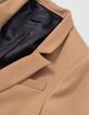 Traje chaqueta camel mujer cuello cerrado-3