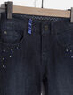 Girls' slim jeans-3