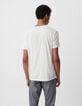Weißes Herren-T-Shirt, Biobaumwolle, Skelett-Gitarrist-3