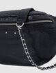 Women's 1440 black leather embossed python-effect-3