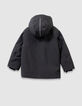 Parka gris interior acolchado niño-6