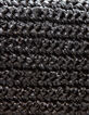 The 111 BAMBOO BEACH black mix raffia and suede for women-9