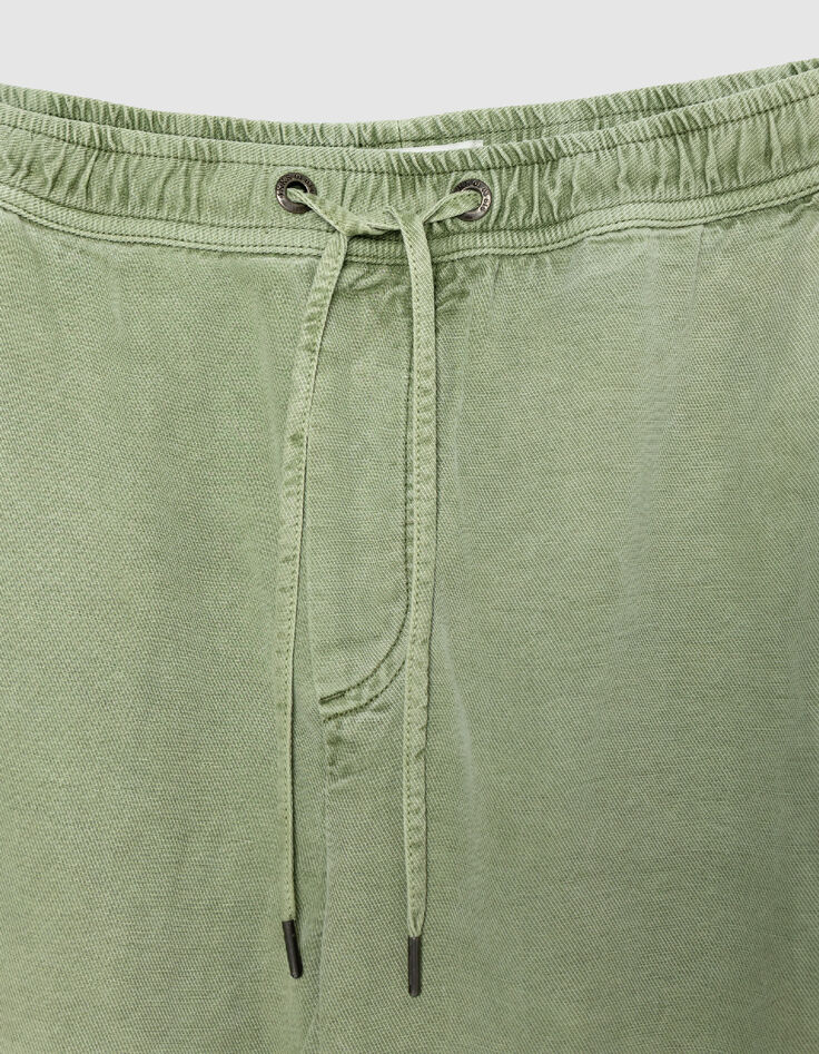 Jogpant comfort vert taille &eacute;lastiqu&eacute;e Homme-8