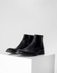 Boots noirs en cuir Homme-2