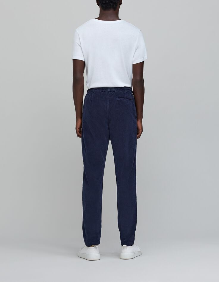 Men's indigo corduroy jogpants-2