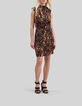 Pure Edition-Mahonie jurk python rock-print Dames-1