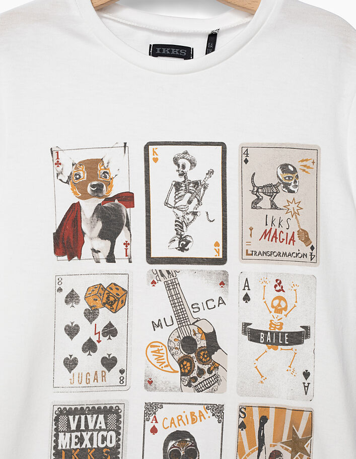Jungen-T-Shirt mit Karten  - IKKS