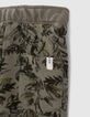 Khaki Jogginghose mit Jungle-Blätterprint für Babyjungen -5