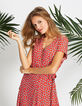 Robe pavot imprimée micro-fleurs I.Code-1