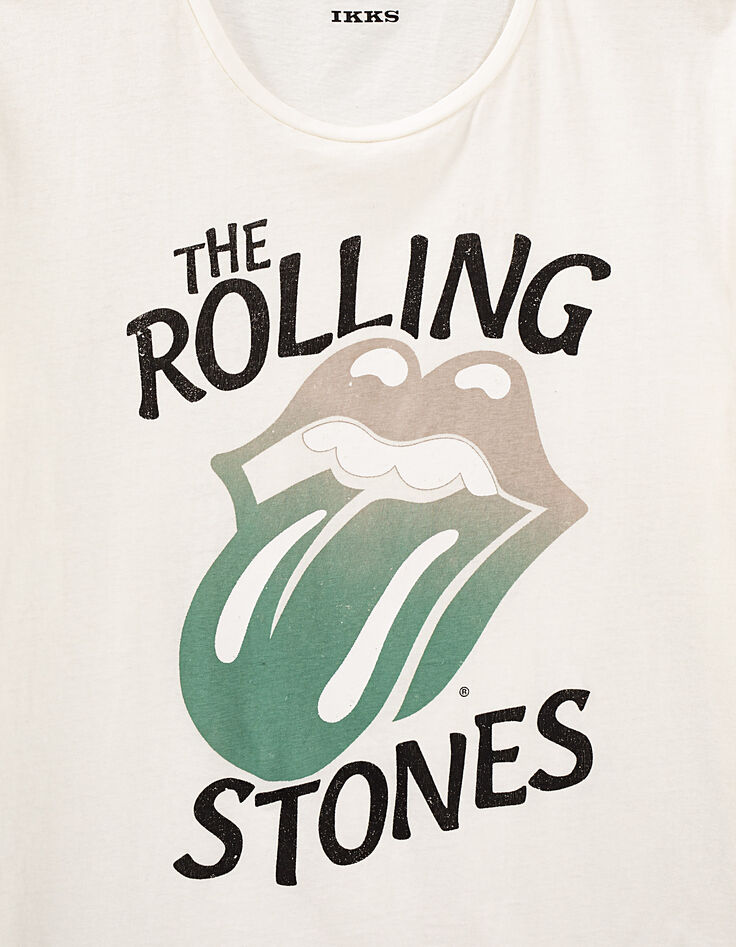 Men’s white ROLLING STONES tongue T-shirt-3