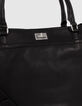 Sac cabas The Artist noir cuir Femme-2