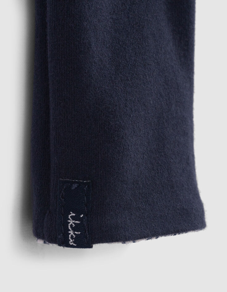 Leggings réversible coquillages et marine bébé fille-8