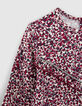 Baby girls’ ecru Ecovero® blouse with star print-4