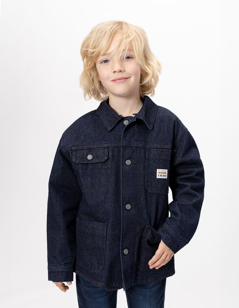Veste en jean brut esprit worker garçon - IKKS