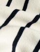 Jersey marinera blanco punto cuello polo mujer-6