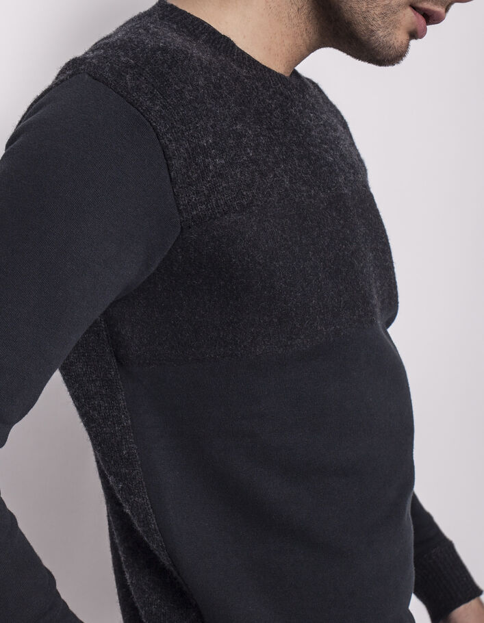 Men's black sweater