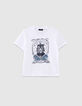 T-shirt blanc coton bio visuel tigre-matelot gar&ccedil;on-1