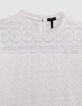 Ecru kanten meisjesblouse-2