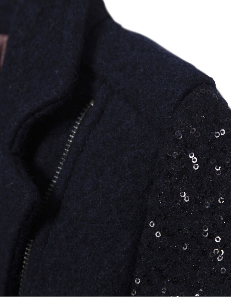 Girls' pea jacket-3