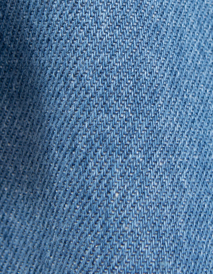 Mono largo vaquero waterless azul claro niña-8