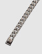 Zilverkleurige armband XXL gourmetteschakels dames-3