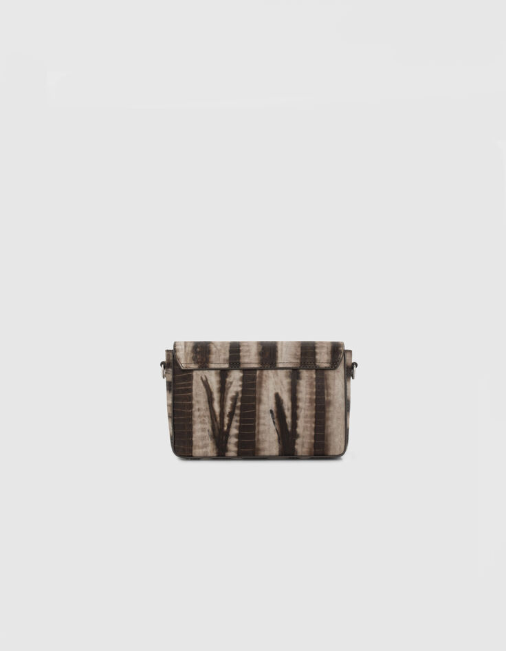 Women&rsquo;s khaki tie-dye leather 111 bag-2