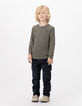 Kaki T-shirt Essentials biokatoen-1