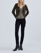 Women’s black combat sculpt-up slim jeans-1