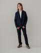 Boys' navy lightweight suit jacket-2