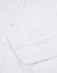 Chemise blanche en coton coupe droite femme-5