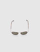Lunettes solaires écailles style pantos Homme-5