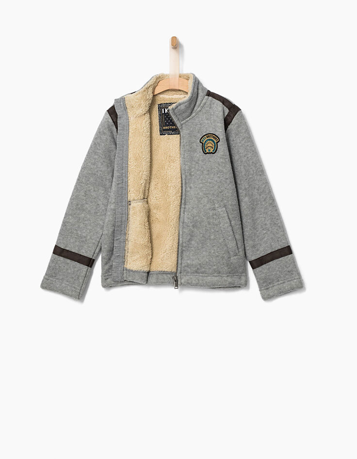 Cardigan polaire garçon -3 Cardigan polaire garçon -3
