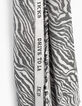 Women’s Tencel zebra print fringed scarf-4