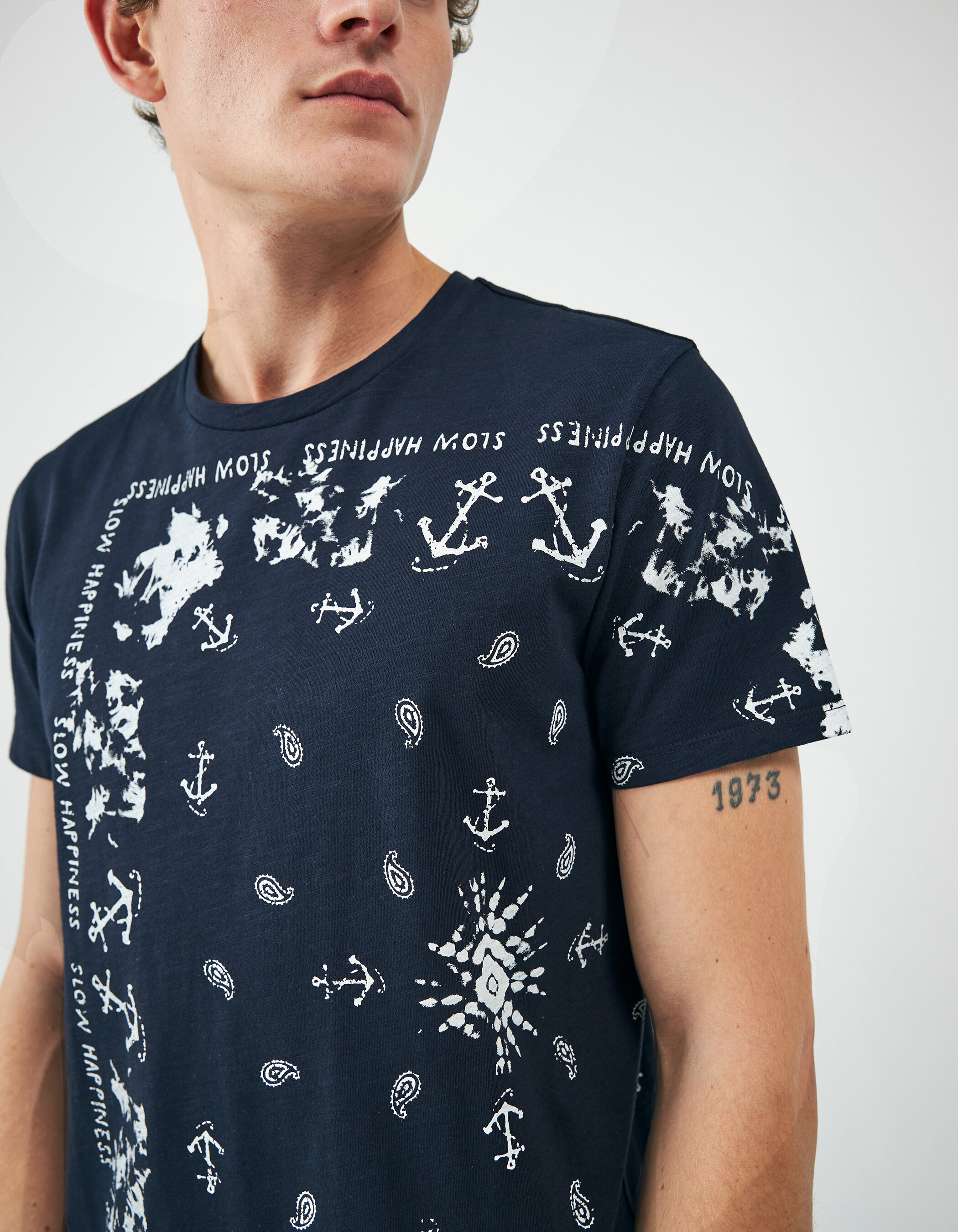 T shirt bandana homme store