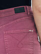 Jean slouchy en coton bio hibiscus mid waist cropped femme-5