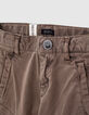 Boys&rsquo; dark khaki combat trousers-3