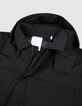 Blouson noir capuche amovible WATERPROOF Homme-9
