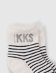 Baby girls’ pink, white and navy socks-5